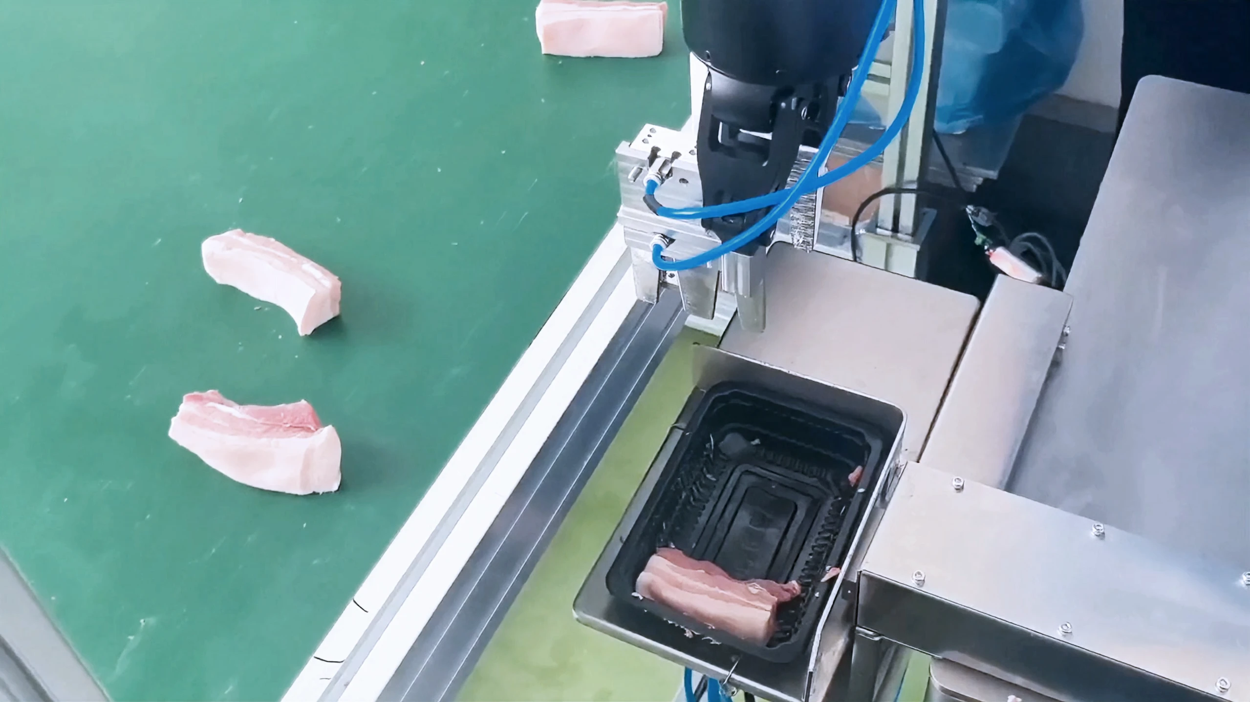 冷鲜肉称重生产案例